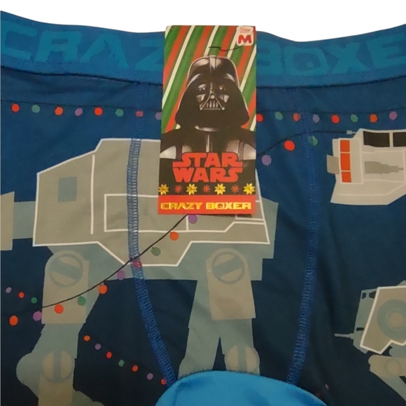 Crazy Boxer Star Wars XMAS Boxer Briefs 2 Pack Size M - Picture 4 of 6